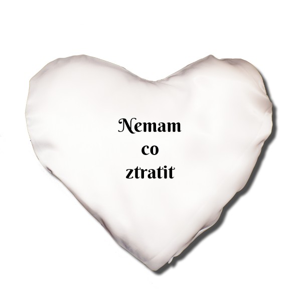 Polštář ve tvaru srdce